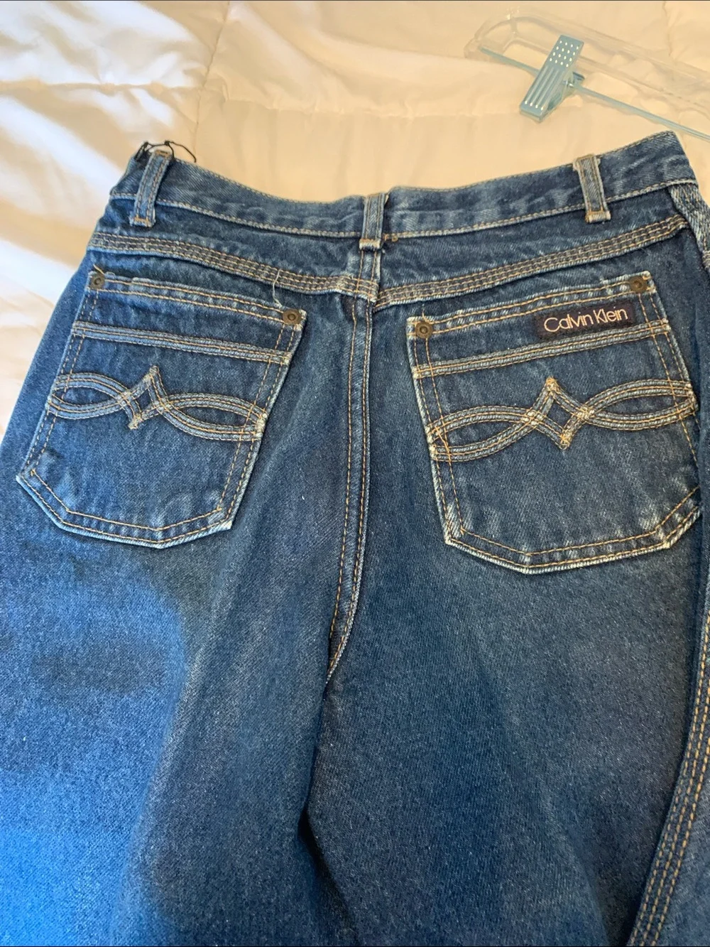 Calvin Klein High-Rise Dark Indigo Women's Jeans